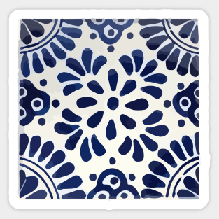 Blue Tile Talavera Sticker